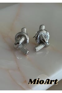 Vintage Düğüm Küpe