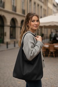 XL Boy Pinterest Model Süet Omuz Çantası