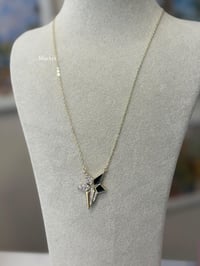 Yıldız Taşlı Gold Kolye