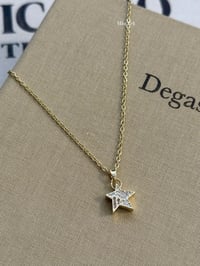 Yıldız Taşlı Gold Kolye