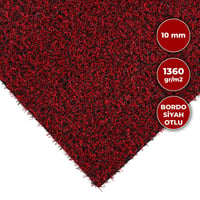 10mm Protokol Bordo Çim Halı 1360 gr
