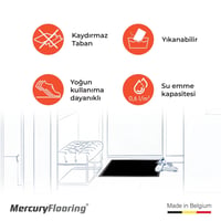 Faro Siyah Kapı Önü Nem Ve Toz Alıcı Paspas 40×60