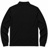 RANUD Erkek Basic Comfort Uzun Kollu Polo Tişört %100 Pamuk