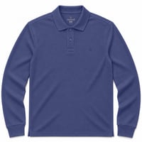 RANUD Erkek Basic Comfort Uzun Kollu Polo Tişört %100 Pamuk