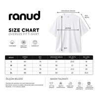 RANUD Erkek Oversize 2'li Tişört Paketi - %100 Pamuk, OEKO-TEX Sertifikalı