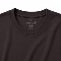 RANUD Erkek Oversize Tişört - %100 Pamuk, OEKO-TEX Sertifikalı
