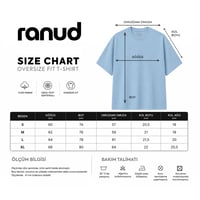 RANUD Erkek Oversize Tişört - %100 Pamuk, OEKO-TEX Sertifikalı