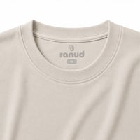 RANUD Erkek Oversize Tişört - %100 Pamuk, OEKO-TEX Sertifikalı