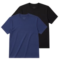 RANUD Erkek Regular Fit 2'li Tişört Paketi - %100 Pamuk, OEKO-TEX Sertifikalı