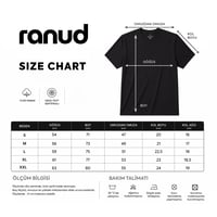 RANUD Erkek Regular Fit Tişört - %100 Pamuk, OEKO-TEX Sertifikalı