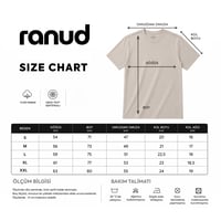 RANUD Erkek Regular Fit Tişört - %100 Pamuk, OEKO-TEX Sertifikalı