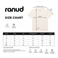 RANUD Erkek Regular Fit Tişört - %100 Pamuk, OEKO-TEX Sertifikalı