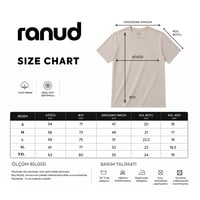 RANUD Erkek Regular Fit Tişört - %100 Pamuk, OEKO-TEX Sertifikalı