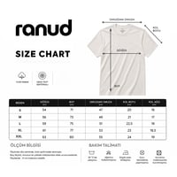 RANUD Erkek Regular Fit Tişört - %100 Pamuk, OEKO-TEX Sertifikalı