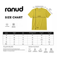 RANUD Erkek Regular Fit Tişört - %100 Pamuk, OEKO-TEX Sertifikalı