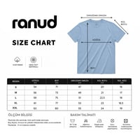 RANUD Erkek Regular Fit Tişört - %100 Pamuk, OEKO-TEX Sertifikalı