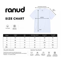RANUD Erkek Regular Fit Tişört - %100 Pamuk, OEKO-TEX Sertifikalı