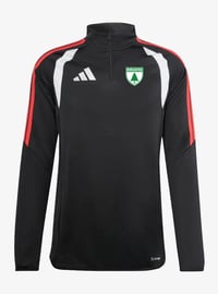 MUĞLASPOR ADİDAS SİYAH KIRMIZI YARIM FERMUAR ANTRENMAN EŞOFMAN ÜSTÜ