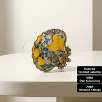Zarel Dolce Kadeh - Akdeniz Ruhunu Taşıyan Limon Desenli Kadeh