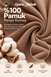 SOFT PENYE SLİNG BEBEK TAŞIMA ŞALI KANGURU (kahve)
