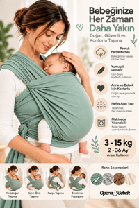 SOFT PENYE SLİNG BEBEK TAŞIMA ŞALI KANGURU