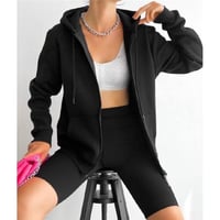 Boydan Fermuarlı Sweat