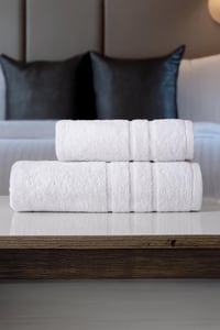 Beyaz Otel, El, Yüz, Baş Havlusu 50x100 Cm 6'lı Set Pamuklu