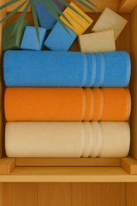 Organik Pamuk Milano Premium 3'lü El & Yüz Havlu Seti – Antibakteriyel, Ultra Yumuşak, Yüksek Emicilik