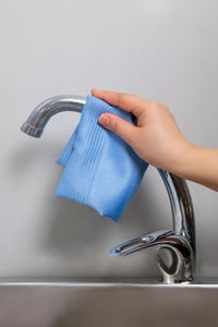 Sihirli Bez 3'lü Polyamid Antibakteriyel Mikrofiber Dekoratif Cam Mutfak Temizlik Bezi 42x70cm