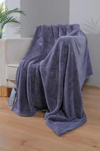 Welsoft Battaniye 150 x 200 cm - Koyu Gri