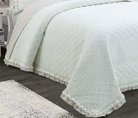 HAZEL WASHED FIRFIRLI ÇİFT KİŞİLİK YATAK ÖRTÜSÜ TAKIMI