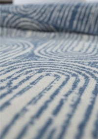 MAREA PAMUKLU ÇİFT KİŞİLİK BATTANİYE | İNDİGO MAVİSİ, 200X220 CM