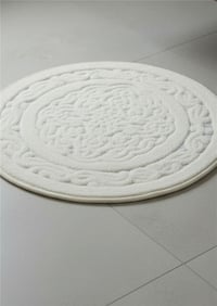 PAMUKLU SU EMİCİ BANYO PASPASI YUVARLAK ø60 CM