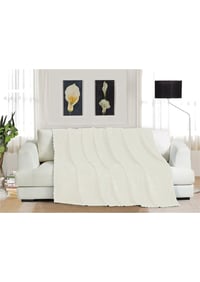 TAVŞAN TÜYÜ DAMA DESEN KOLTUK ÖRTÜSÜ| 180 X 220 CM