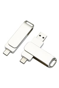 2 In 1 Çift Taraflı Type-c Usb 2.0 Metal Usb Bellek