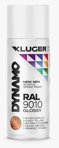 Kluger RAL 9010 400ml.