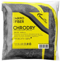 Smartbee CHRODRY Mikrofiber Oto Kurulama Havlusu 50x70 440GSM - Antrasit