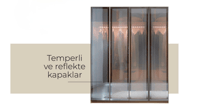 TEMPERLİ VE REFLEKTE CAM KAPAK