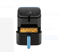 FAKİR AİRFRYER FRİTÖZ GLAMAİR CHEFRY SICAK HAVA (5 LT)