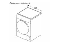PROFİLO KURUTMA MAK. BEYAZ KM10611JTR ISI POMPALI (10 KG)
