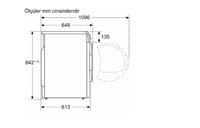 PROFİLO KURUTMA MAK. BEYAZ KM-9611-CTR ISI POMPALI (9 KG)