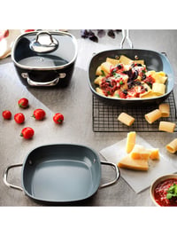 SCHAFER TAVA GASTRONOMIE MASTER SERAMİK 24CM-SİYAH/GRİ