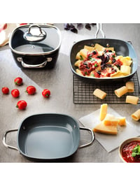 SCHAFER TAVA GASTRONOMIE MASTER SERAMİK 24CM-SİYAH/GRİ