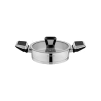 SCHAFER TENCERE ÇELİK ÇEYİZ SETİ PREMİUM 18 PARÇA-INOX