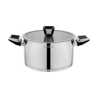 SCHAFER TENCERE ÇELİK ÇEYİZ SETİ PREMİUM 18 PARÇA-INOX
