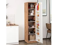 SEMBOL KD 06 KİLER DOLABI TEK KAPILI 90 DERECE AÇILIR KAPAK(ATLANTİK ÇAM BEYAZ)