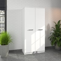 SEMBOL KD 07 İKİ KAPAKLI KİLER DOLABI 165 DERECE AÇILIR 3 ÇEKMECELİ BEYAZ