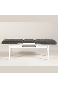 SEMBOL LİKYA BENCH(BEYAZ/KETEN ANTRASİT)