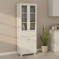 SEMBOL MOB. P-1084 TEK ÇEKMECE 4 KAPAK CAMLI DOLAP