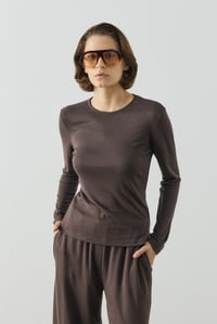 Acı Kahve Basic Uzun Kollu Body
